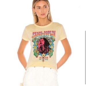 Daydreamer Janis Joplin Slim Tee Size small
